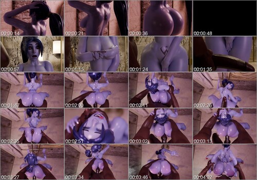 Widowmaker Bathroom Backshots! [DePlaps]